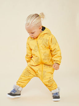 Kap??onlu Uzun Kollu Bask?l? Erkek Bebek Astronot Mont - Waikiki фото 3