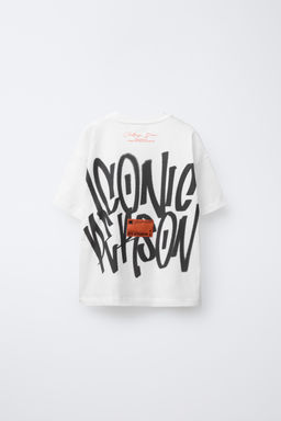 GRAFFITI PRINT T-SHIRT - Zara фото 2