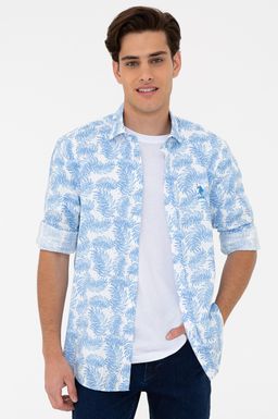 U. S. Polo Assn Мужская синяя рубашка с длинным рукавом Неожиданная скидка в корзине - U.s. polo assn фото 9