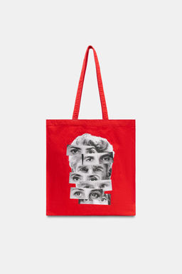 BOLSA SHOPPER ALMOD?VAR / Rojo