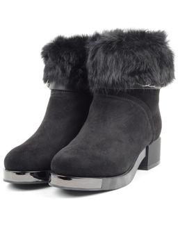 04-206W-8Y1 8J33M Ботинки зимние женские (натуральная замша, натуральный мех)