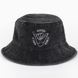 Панама Good vibes, джинса, р-р 56