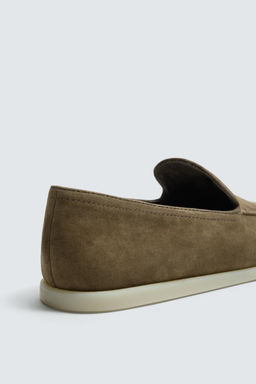 MOCAS?N PIEL CASUAL / Gris - Zara фото 6
