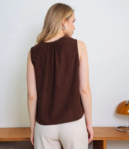 Топ #КТ73601, шоколадный - Dommod фото 3