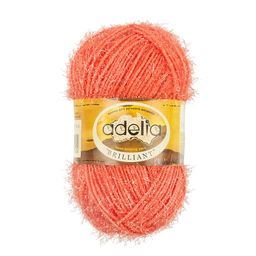 Пряжа ADELIA BRILLIANT 100% полиэстер 10 шт. х 50 г 90 м  5 м