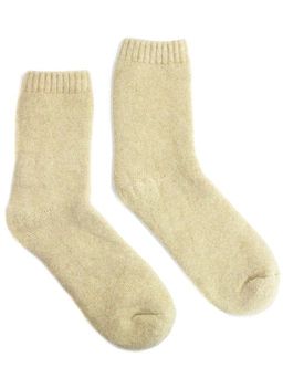 Носки р.35-40 Шерстяные Бежевые - Krumpy фото 2