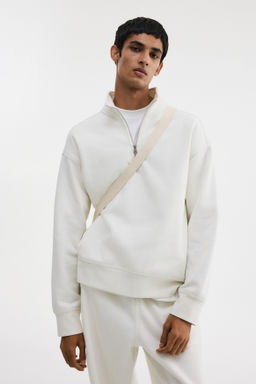 Sudadera con media cremallera Loose Fit - H&m фото 5