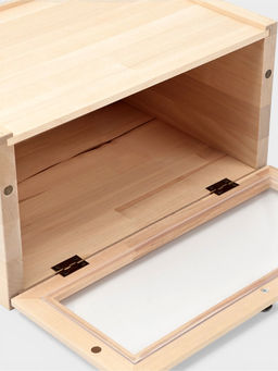 Хлебница Donna Anna, 38×25.5×20 см, дерево беёза, бежевая