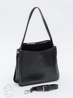 Сумка женская кожаная 2392Y black Polina&Eiterou в Новосибирске