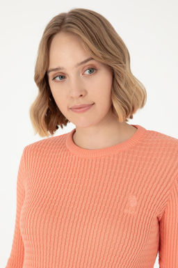 Женский базовый свитер с лососем - U.s. polo assn фото 2