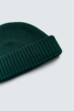 SHORT WOOL BLEND BEANIE - Zara фото 2