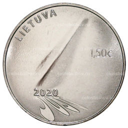 1,5 евро 2020 года Литва Надежда