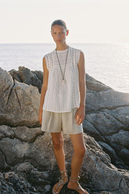 ROMANTIC SLEEVELESS TOP - Zara фото 2
