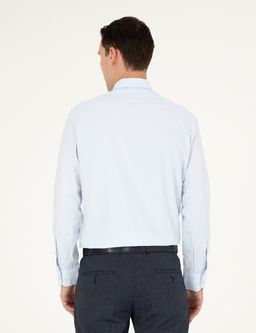 A__k Mavi Regular Fit Uzun Kollu Basic G_mlek