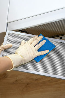 Набор губок-салфеток арт.9004-024 "Антижир" и "Скраб" из микрофибры 9х12см, 2шт Голубушка