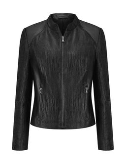 Кожаная куртка, черная