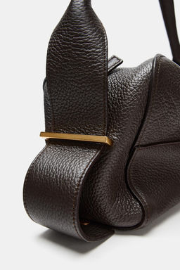 LEATHER SHOULDER BAG - Zara фото 9
