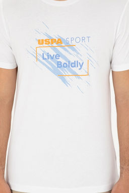 Мужская белая футболка - U.s. polo assn фото 6