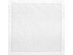 Салфетка 01с-44ЯК 45*45 "Овальная" цв. белый (по 6 шт