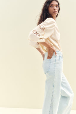 Blusa con bordado ingl?s - H&m фото 4
