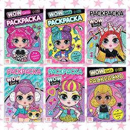 Набор раскрасок WOW Girls, формат А5, 6 шт. по 12 стр. - Буква-ленд фото 13