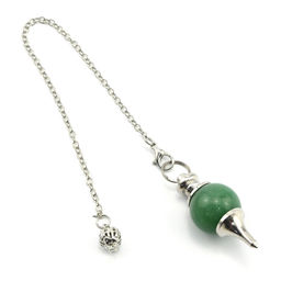 Маятник купол из авантюрина зеленого 18*18*41мм