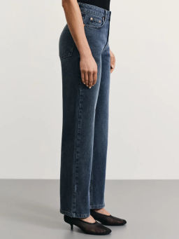 Джинсы straight с высокой посадкой / Zarina  фото 3