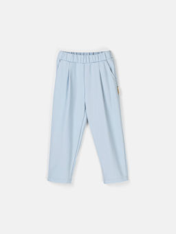 Брюки из джинскота Светлый деним