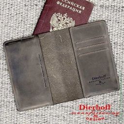 Мужская кожаная обложка Dierhoff Д 6011-902 - Sergio valentini фото 2