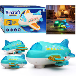 Самолет "Яркий самолетик-1" свет, звук, в коробке