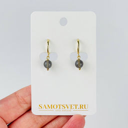 Серьги из Лабрадора