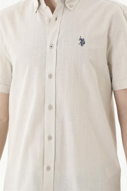 Мужская рубашка с коротким рукавом Stone Неожиданная скидка в корзине - U.s. polo assn фото 6