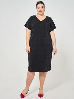 Платье 0183-1 черный кристалл