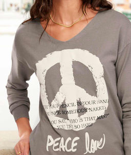 Пуловер, серо-бежевый - Heine фото 5