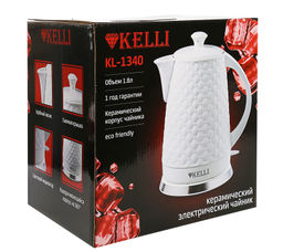 Чайник эл. 1,8 л керам., диск, Kelli, арт. 1340-KL - Полимербыт фото 5