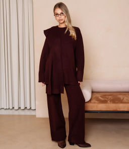 Костюм #КТ831 (6), шоколадный