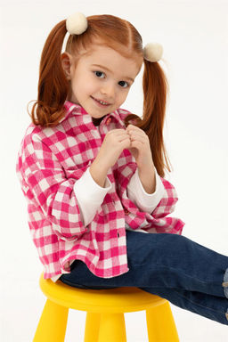 U. S. Polo Assn Рубашка с длинным рукавом цвета граната для девочек - U.s. polo assn фото 4