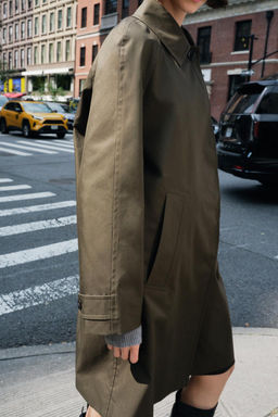 ZW COLLECTION WATER-REPELLENT TRENCH COAT - Zara фото 5