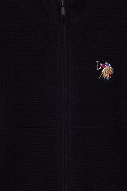 Черный трикотажный кардиган для мальчика Неожиданная скидка в корзине - U.s. polo assn фото 3