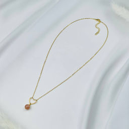 Кулон на цепочке из Лунного камня 46 см +