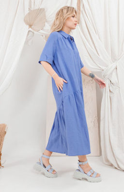Платье AMORI 9646 василек  фото 3