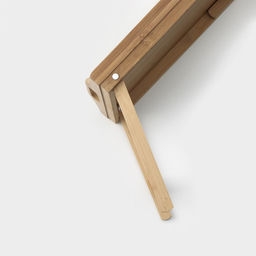 Поднос для завтрака с ножками Доляна «Забота», 50×30×25 см, бамбук