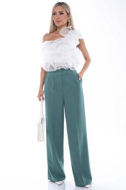 Брюки палаццо(беж) Б9051 - Lt collection фото 22