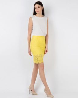 Юбка с кружевом - Incity фото 2