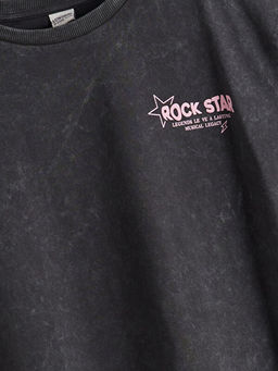 Bisiklet Yaka K?z ?ocuk Ti??rt