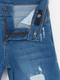 Y?rt?k Detayl? Erkek ?ocuk Jean ?ort - Waikiki фото 2