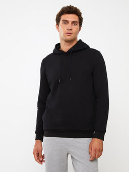 Uzun Kollu Erkek Kal?n Hoodie