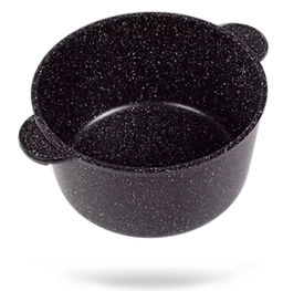 Кастрюля 4 литра, черная - Ярославна фото 2