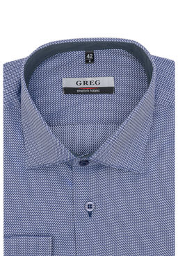 Сорочка мужская длинный рукав GREG 223/137/1339/Z/1 STRETCH  фото 7