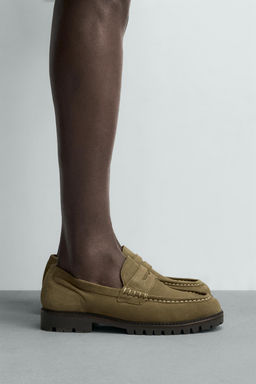 MOCAS?N PIEL TRACK ANTIFAZ / Beige - Zara фото 2